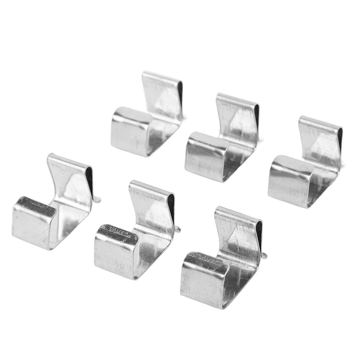 50Pcs Metal Christmas Lights Gutter Hooks Stainless Steel Christmas Lights Gutter Hangers L 24x15mm