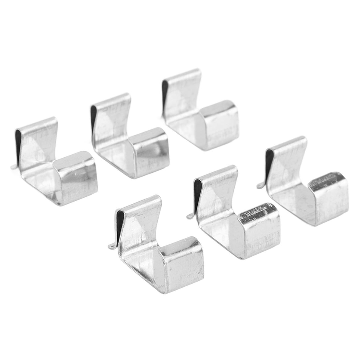 50Pcs Metal Christmas Lights Gutter Hooks Stainless Steel Christmas Lights Gutter Hangers L 24x15mm