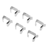 50Pcs Metal Christmas Lights Gutter Hooks Stainless Steel Christmas Lights Gutter Hangers L 24x15mm - Extra Image