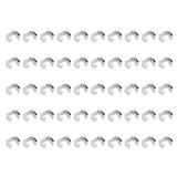 50Pcs Metal Christmas Lights Gutter Hooks Stainless Steel Christmas Lights Gutter Hangers S 20x14mm
