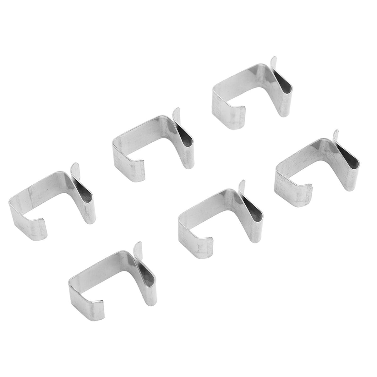 50Pcs Metal Christmas Lights Gutter Hooks Stainless Steel Christmas Lights Gutter Hangers S 20x14mm