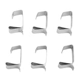 50Pcs Metal Christmas Lights Gutter Hooks Stainless Steel Christmas Lights Gutter Hangers S 20x14mm - Extra Image