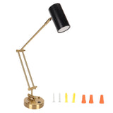 Wall Sconce Swing Arm Plug in Modern 3000K Warm Lighting Button Control with E27 Bulb LED Wall Lighting Fixture 85‑265V