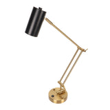 Wall Sconce Swing Arm Plug in Modern 3000K Warm Lighting Button Control with E27 Bulb LED Wall Lighting Fixture 85‑265V