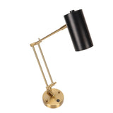 Wall Sconce Swing Arm Plug in Modern 3000K Warm Lighting Button Control with E27 Bulb LED Wall Lighting Fixture 85‑265V