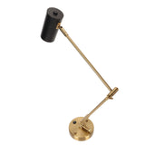 Wall Sconce Swing Arm Plug in Modern 3000K Warm Lighting Button Control with E27 Bulb LED Wall Lighting Fixture 85‑265V