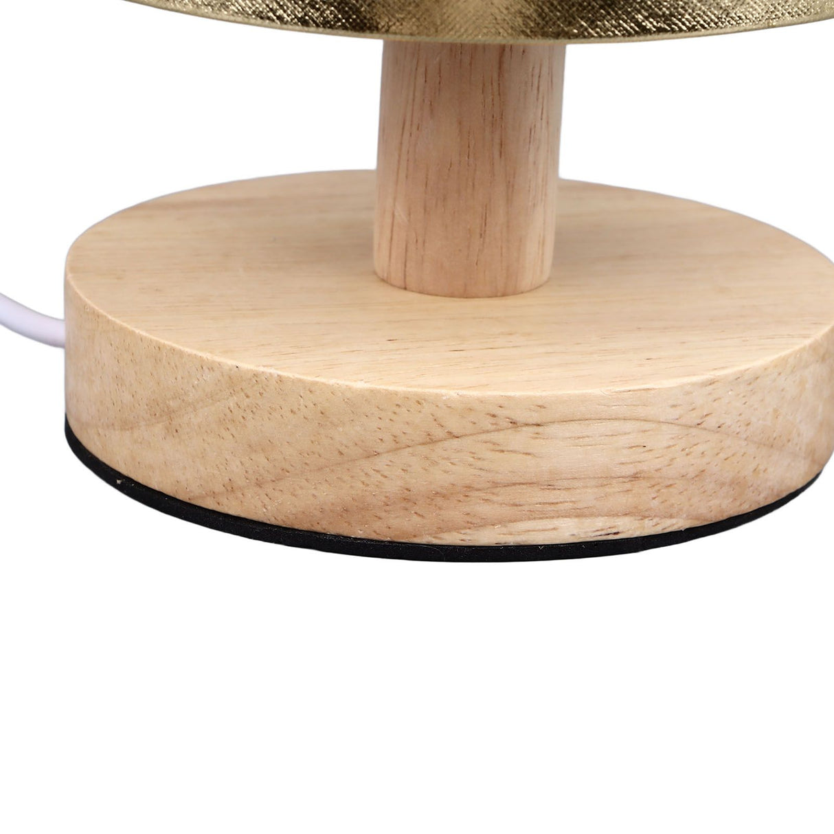 Small Table Lamp for Bedroom Dimmable LED Bedside Lamps Solid Wood USB Night Stand Lamp with Wheat Spike Lampshade Eye Caring