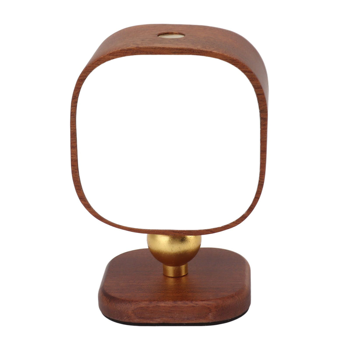 Wooden Magnetic Wall Lamp Portable Bedside Square Night Light Dimmable Wall Mounted Night Light Walnut