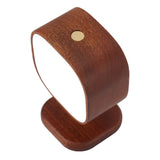 Wooden Magnetic Wall Lamp Portable Bedside Square Night Light Dimmable Wall Mounted Night Light Walnut