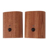 2Pcs Hallway Night Light Intelligent Linkage Wooden Motion Sensor Stairway Night Light USB Rechargeable Magnetic Wall LED Light - 45-Degree Angle