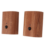 2Pcs Hallway Night Light Intelligent Linkage Wooden Motion Sensor Stairway Night Light USB Rechargeable Magnetic Wall LED Light - Extra Image