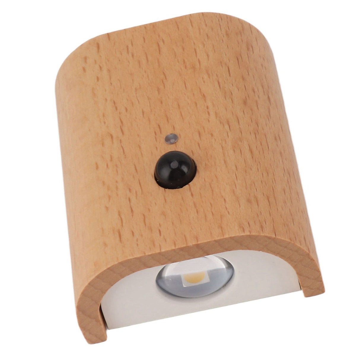 Step Light Wall Sconce Beech Wood Motion Dusk to Dawn Sensor Magnet 2 Side Lighting USB Rechargeable LED Wall Light