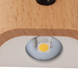 Step Light Wall Sconce Beech Wood Motion Dusk to Dawn Sensor Magnet 2 Side Lighting USB Rechargeable LED Wall Light