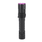 UV 395nm Flashlight USB Rechargeable Portable Handheld UV Flashlight Detection for Dog Urine Pet Stains - Top-Down View