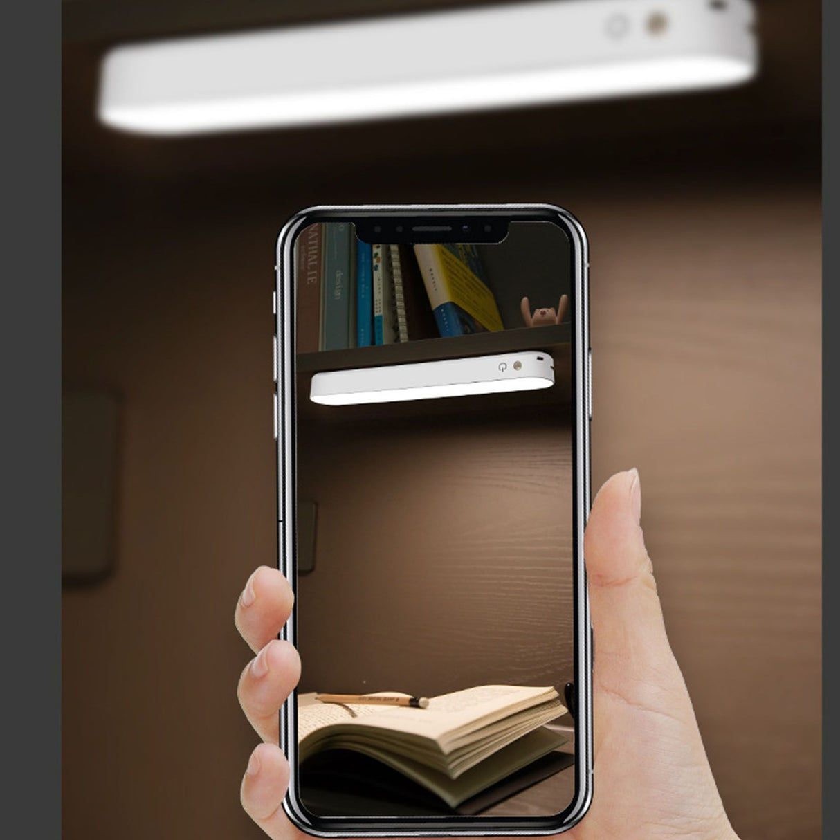 Under Cabinet Light LED Dimmable Magnetic USB Closet Stick On Light Wall Reading Lamp for Bedside Dorm Kitchen Wardrobe Charging Type