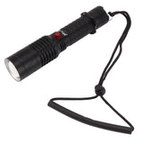 5000LM Diving Light 3 Modes White Light IPX8 Waterproof LED Shockproof Dive Torch for Under Water - Rear View
