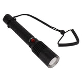 Professional Diving Flashlight with Magnetic Key Switch 3 Modes Super Bright 8000LM IPX8 Underwater Diving Torch for Underwater - Close-Up Angle