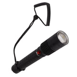Professional Diving Flashlight with Magnetic Key Switch 3 Modes Super Bright 8000LM IPX8 Underwater Diving Torch for Underwater - Low Angle