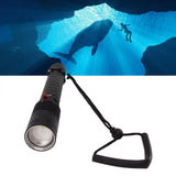 Professional Diving Flashlight with Magnetic Key Switch 3 Modes Super Bright 8000LM IPX8 Underwater Diving Torch for Underwater