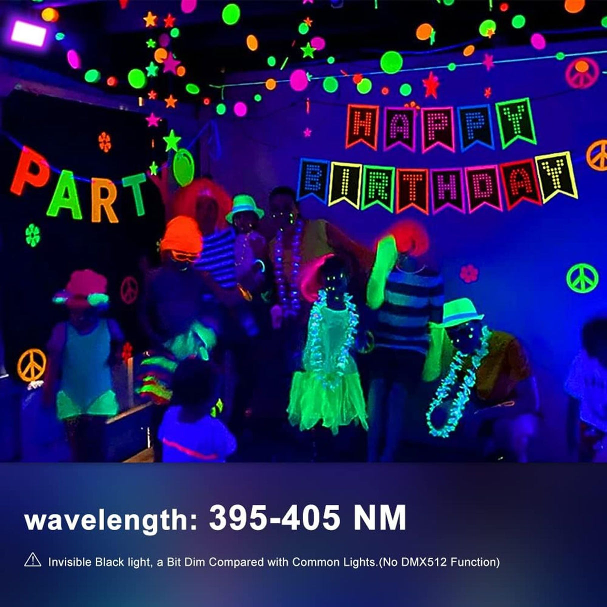 Ultraviolet Light Tube 395nm USB Powered 5W 24 Light Beads Excellent Heat Dissipation Ultraviolet Light Bar for Party Stage UV Glue Curing
