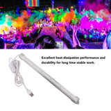 Ultraviolet Light Tube 395nm USB Powered 5W 24 Light Beads Excellent Heat Dissipation Ultraviolet Light Bar for Party Stage UV Glue Curing