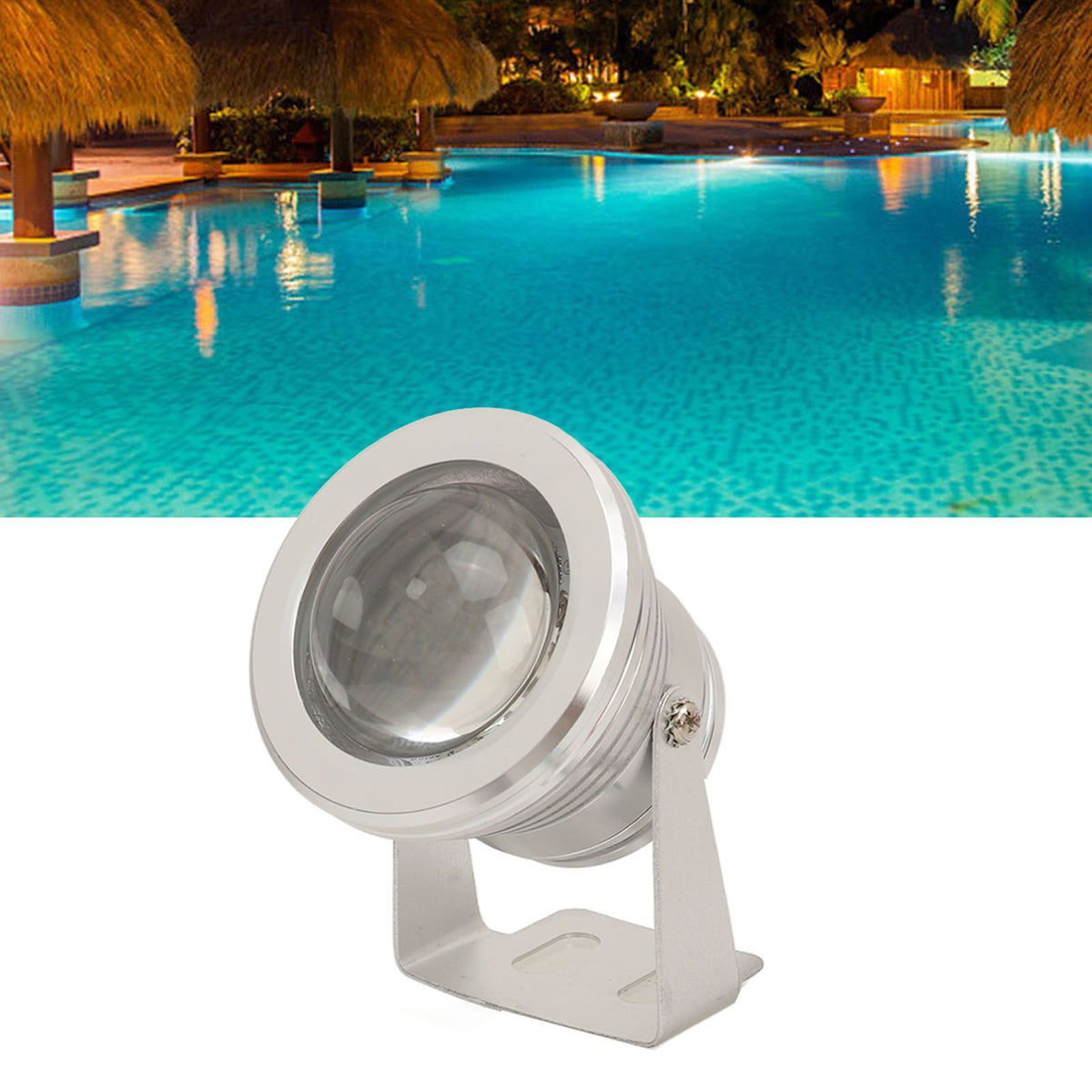LED Pond Lights IP68 12V RGB Color Changing Submersible Lights For Swimming Pool Fountain