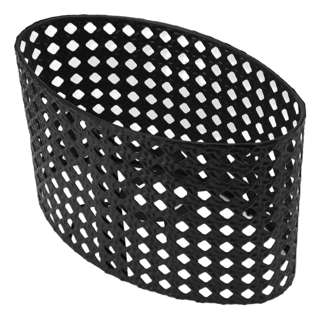 Iron Hollow Oval Lampshade Metal Engraving Hollow Lampshade Compatible for E27 E14 Caliber Lampholders Black