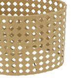 Iron Hollow Oval Lampshade Metal Engraving Hollow Lampshade Compatible for E27 E14 Caliber Lampholders Yellow