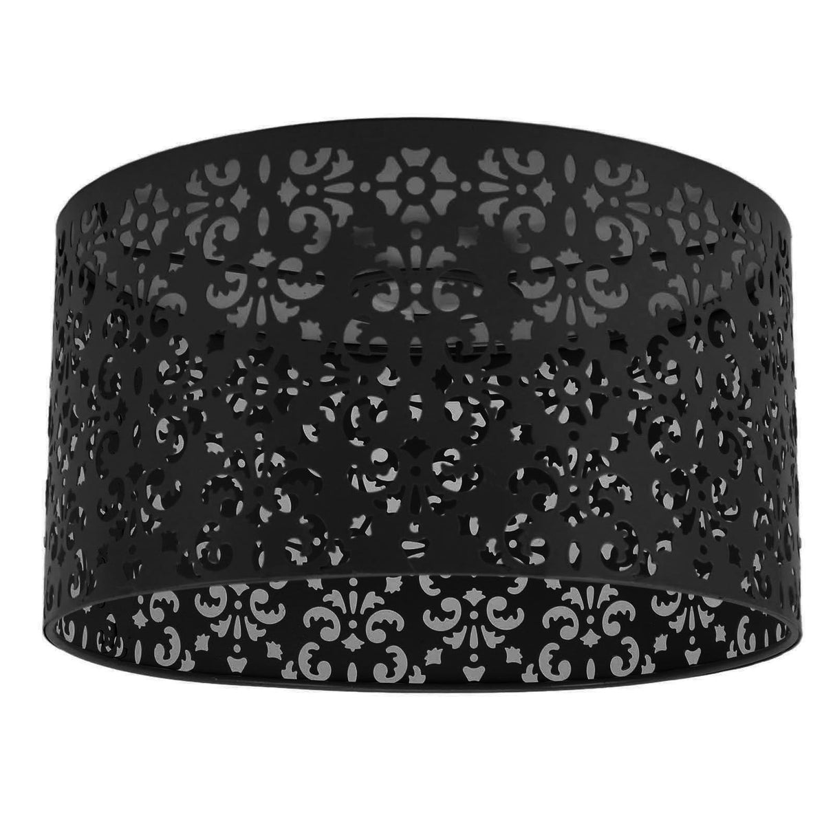 Desk Lampshade Hollow Out Iron Exquisite Decorative Lamp Shade for E27 E14 Floor Lamps Chandeliers Black