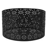 Desk Lampshade Hollow Out Iron Exquisite Decorative Lamp Shade for E27 E14 Floor Lamps Chandeliers Black