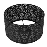 Desk Lampshade Hollow Out Iron Exquisite Decorative Lamp Shade for E27 E14 Floor Lamps Chandeliers Black