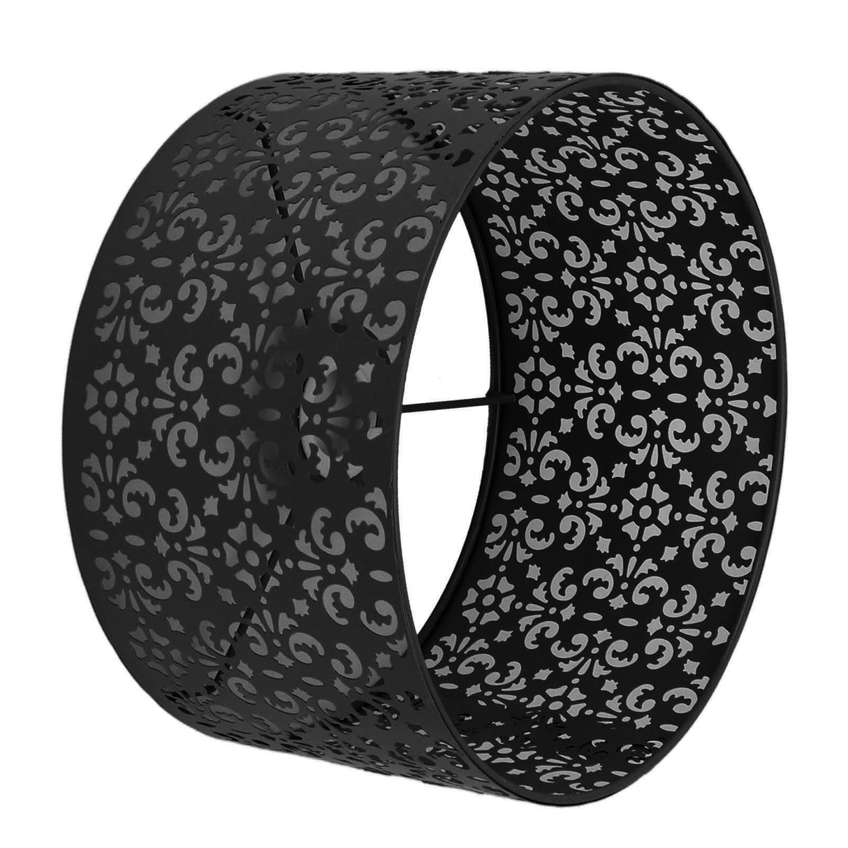Desk Lampshade Hollow Out Iron Exquisite Decorative Lamp Shade for E27 E14 Floor Lamps Chandeliers Black
