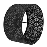 Desk Lampshade Hollow Out Iron Exquisite Decorative Lamp Shade for E27 E14 Floor Lamps Chandeliers Black - Rear View