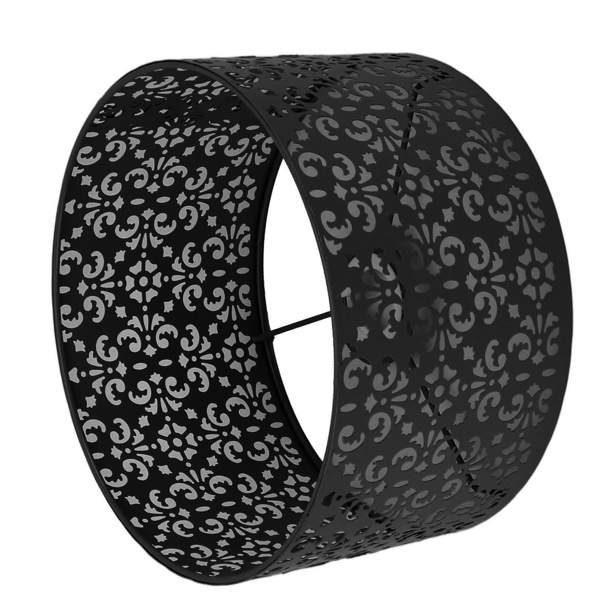 Desk Lampshade Hollow Out Iron Exquisite Decorative Lamp Shade for E27 E14 Floor Lamps Chandeliers Black