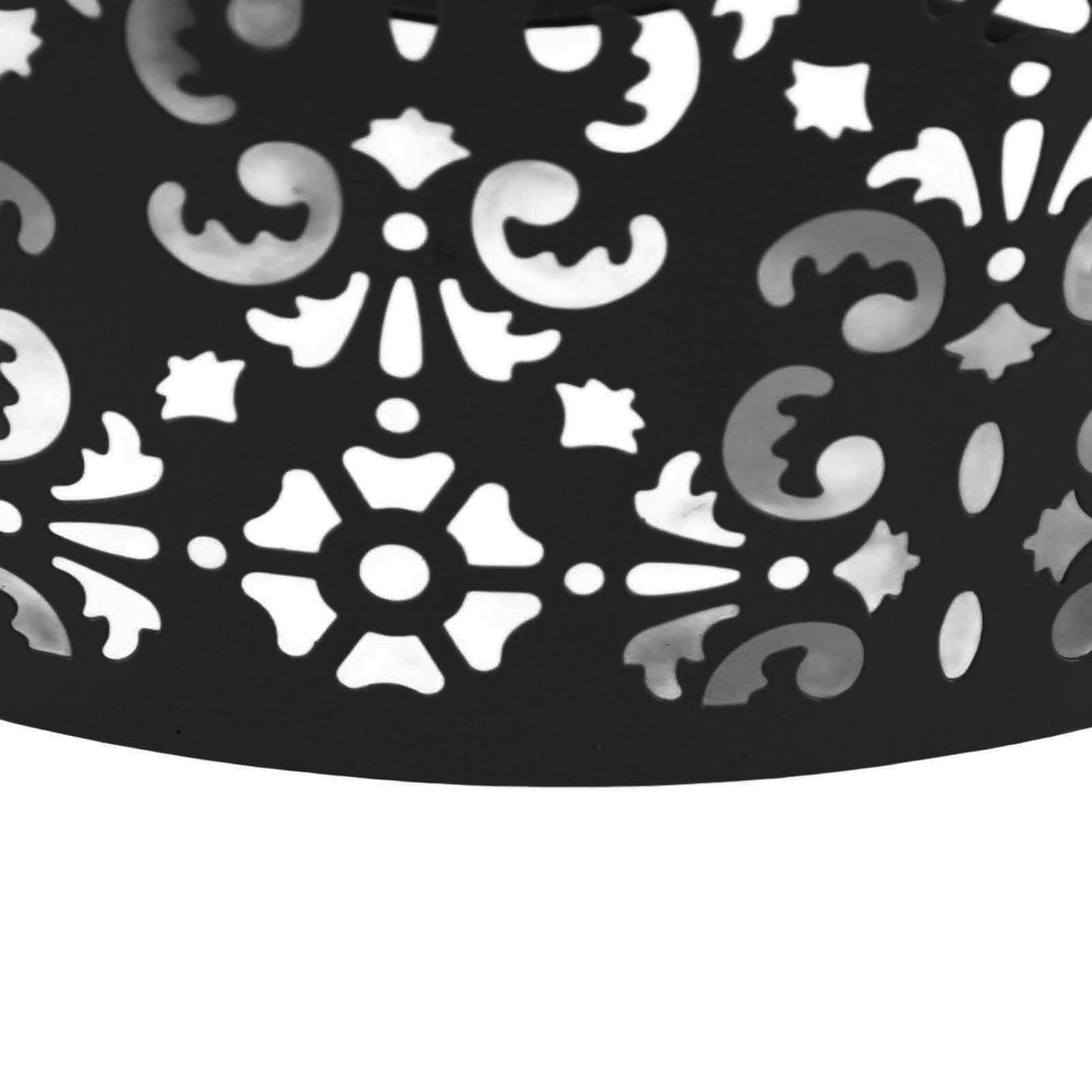 Desk Lampshade Hollow Out Iron Exquisite Decorative Lamp Shade for E27 E14 Floor Lamps Chandeliers Black