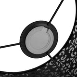Desk Lampshade Hollow Out Iron Exquisite Decorative Lamp Shade for E27 E14 Floor Lamps Chandeliers Black - Extra Image
