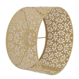 Desk Lampshade Hollow Out Iron Exquisite Decorative Lamp Shade for E27 E14 Floor Lamps Chandeliers Yellow