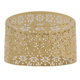 Desk Lampshade Hollow Out Iron Exquisite Decorative Lamp Shade for E27 E14 Floor Lamps Chandeliers Yellow - Extra Image
