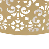 Desk Lampshade Hollow Out Iron Exquisite Decorative Lamp Shade for E27 E14 Floor Lamps Chandeliers Yellow - Extra Image