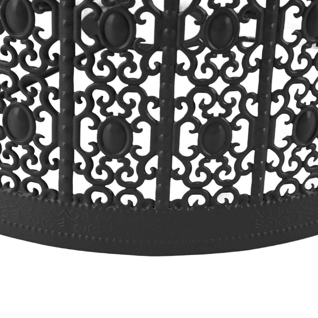 Lamp Shade Hollow Out Metal E27 E14 Clip On Easy Installation Durable Lamp Cover for Table Bedroom Living Room Home Black