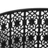Lamp Shade Hollow Out Metal E27 E14 Clip On Easy Installation Durable Lamp Cover for Table Bedroom Living Room Home Black