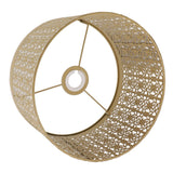 Lamp Shade Hollow Out Metal E27 E14 Clip On Easy Installation Durable Lamp Cover for Table Bedroom Living Room Home Yellow