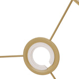 Lamp Shade Hollow Out Metal E27 E14 Clip On Easy Installation Durable Lamp Cover for Table Bedroom Living Room Home Yellow - Extra Image