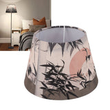 Chinese Style Lamp Shade Cloth E27 E14 Red Crowned Crane Decorative Drum Lamp Shade for Table Floor Lamp Hanging Light