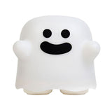 Cute Ghost Night Light Stepless Dimming USB Rechargeable Mini Kids Bedside Lamp Table Decoration for Nursery Bedroom Dorm Smile