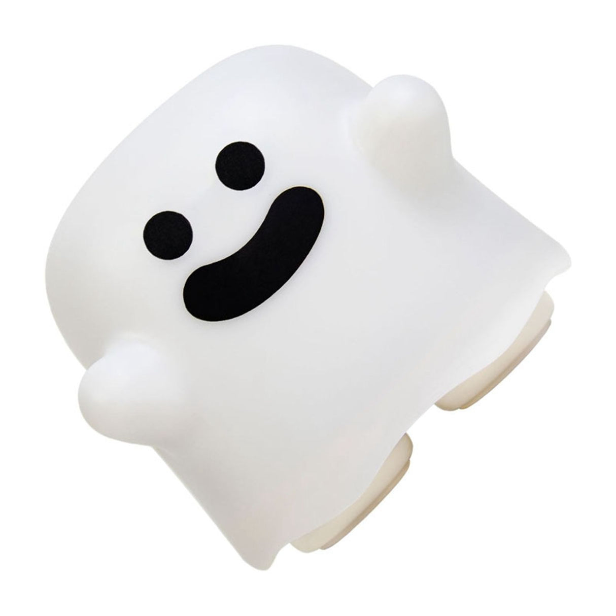 Cute Ghost Night Light Stepless Dimming USB Rechargeable Mini Kids Bedside Lamp Table Decoration for Nursery Bedroom Dorm Smile