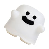 Cute Ghost Night Light Stepless Dimming USB Rechargeable Mini Kids Bedside Lamp Table Decoration for Nursery Bedroom Dorm Smile