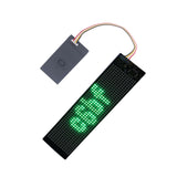 LED Matrix Panel Green Programmable Flexible Scrolling LED Sign for Store Car Bar Hotel - Front View