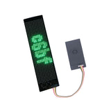 LED Matrix Panel Green Programmable Flexible Scrolling LED Sign for Store Car Bar Hotel - 45-Degree Angle