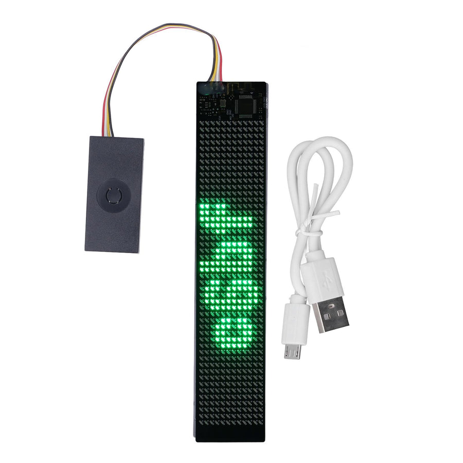 LED Matrix Panel Green Programmable Flexible Scrolling LED Sign for Store Car Bar Hotel, image 7